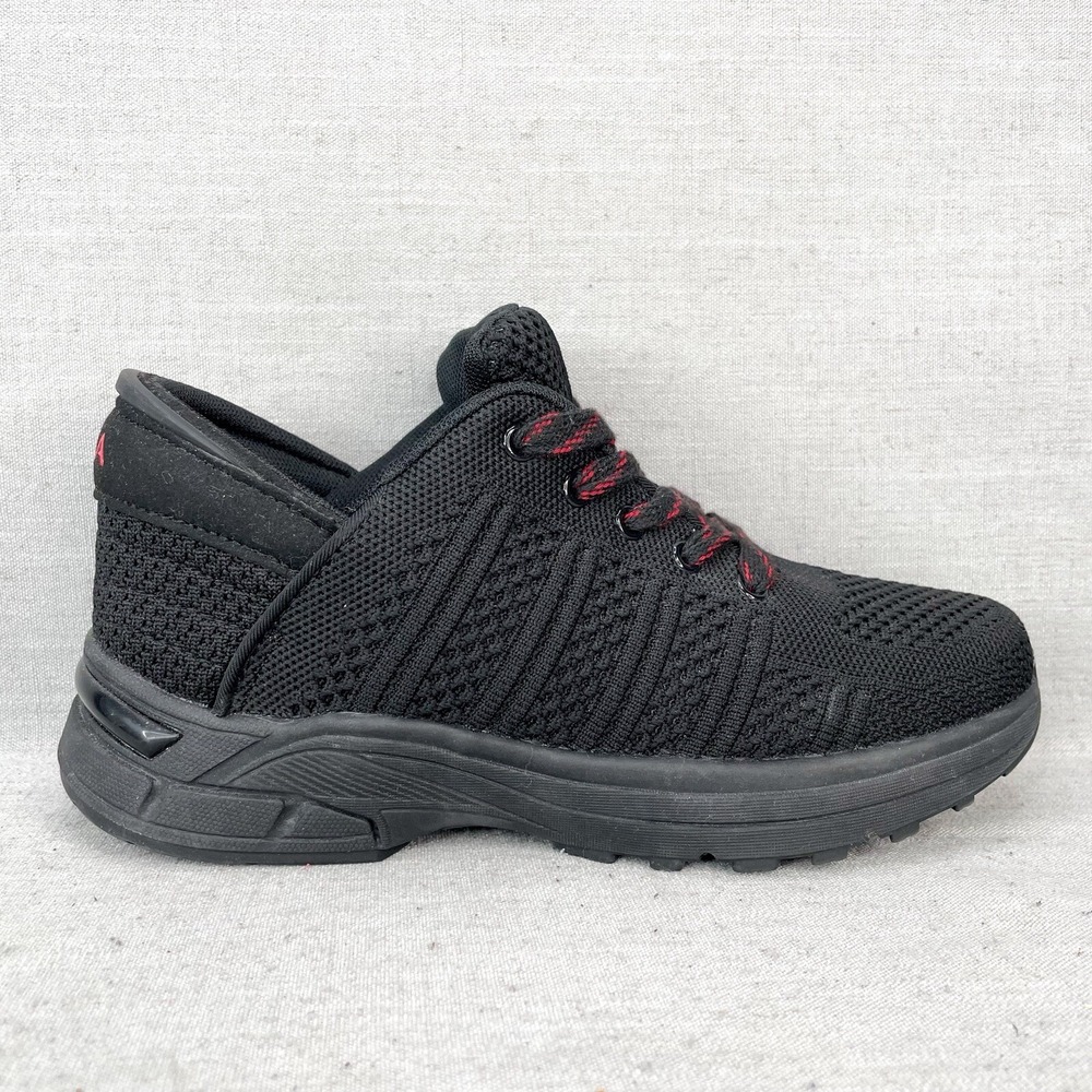 Zeba Shoes Womens 8 Ember Black Knit Hands Free Slip On Sneakers Comfort Walking